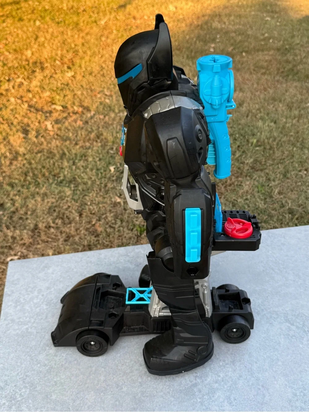 Imaginext DC Tech BatBot 2ft Robot Playset TESTED WORKING Base Unit No Missiles